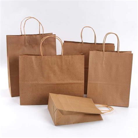 small brown bags with handles|customized brown bags with handles.